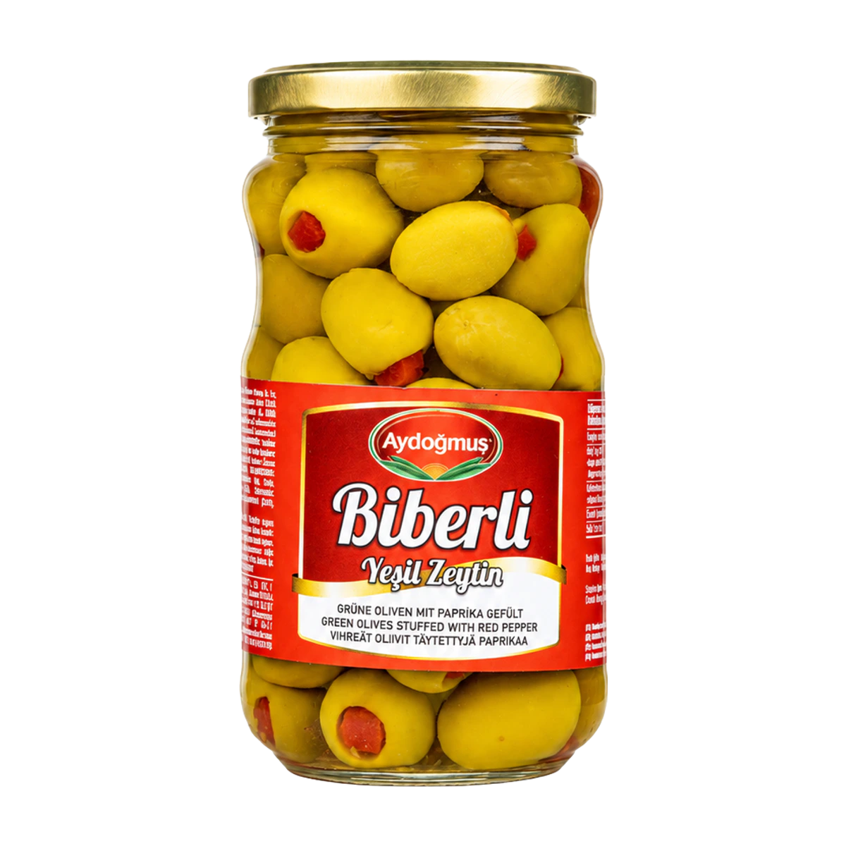 Yeşil Zeytin Biberli 200GR 231-260 L