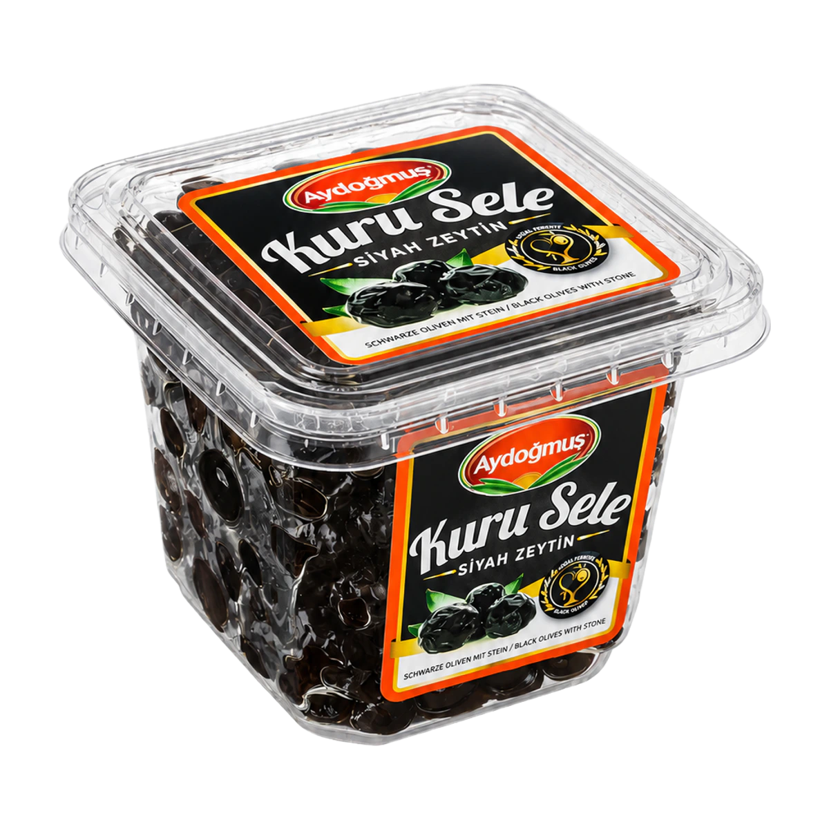 Gemlik Siyah Zeytin Kuru Sele Kase 350GR 351-410 2XS-3XS