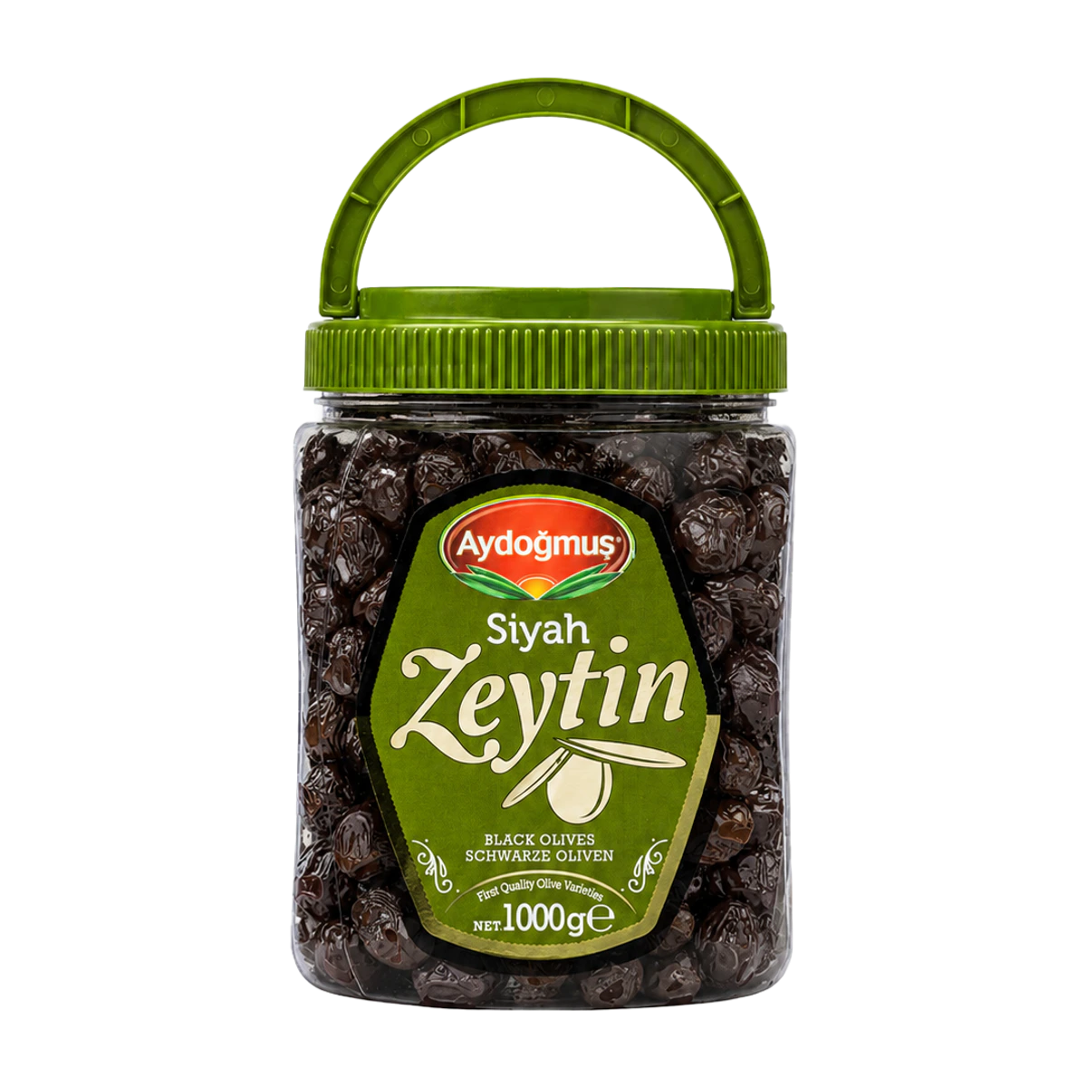 Gemlik Siyah Zeytin Yeşil Kapak 1000GR 201-260 XL-L