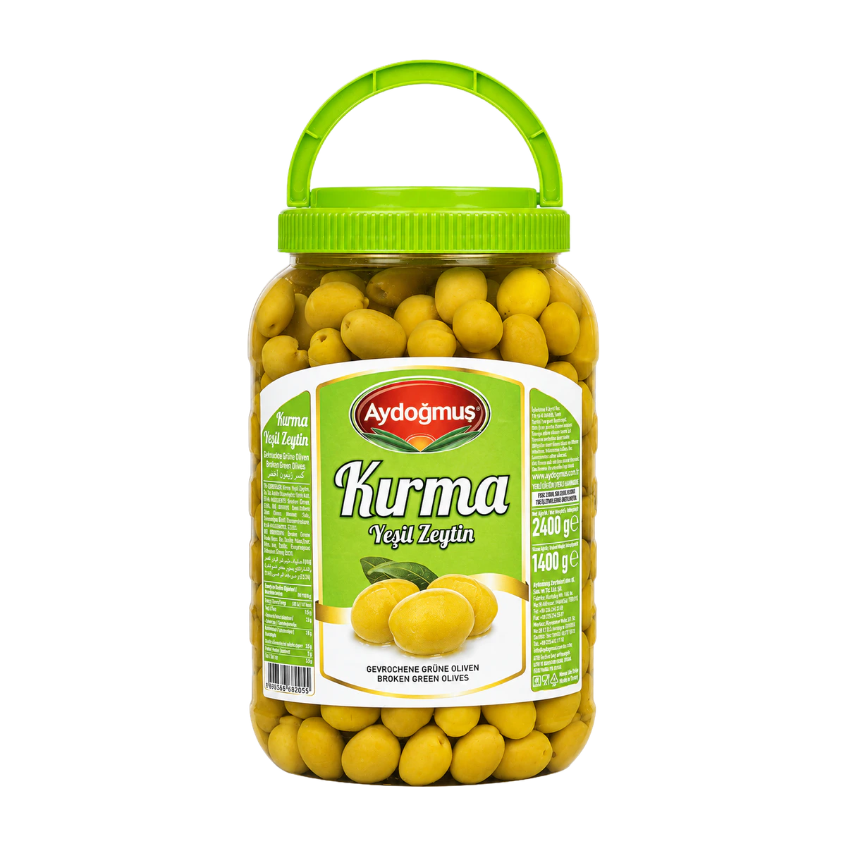 Yeşil Zeytin Kırma 1400GR 201-230 XL