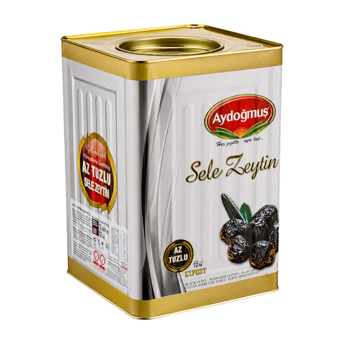 Gemlik Siyah Zeytin Kuru Sele 12KG