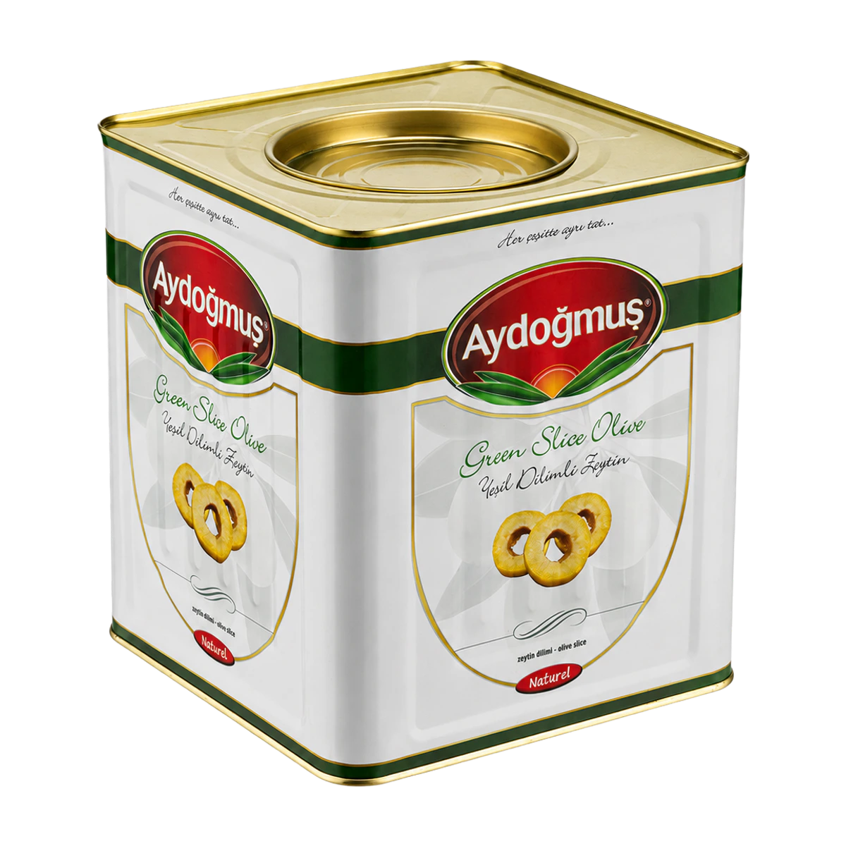 Yeşil Zeytin Dilimli 8KG