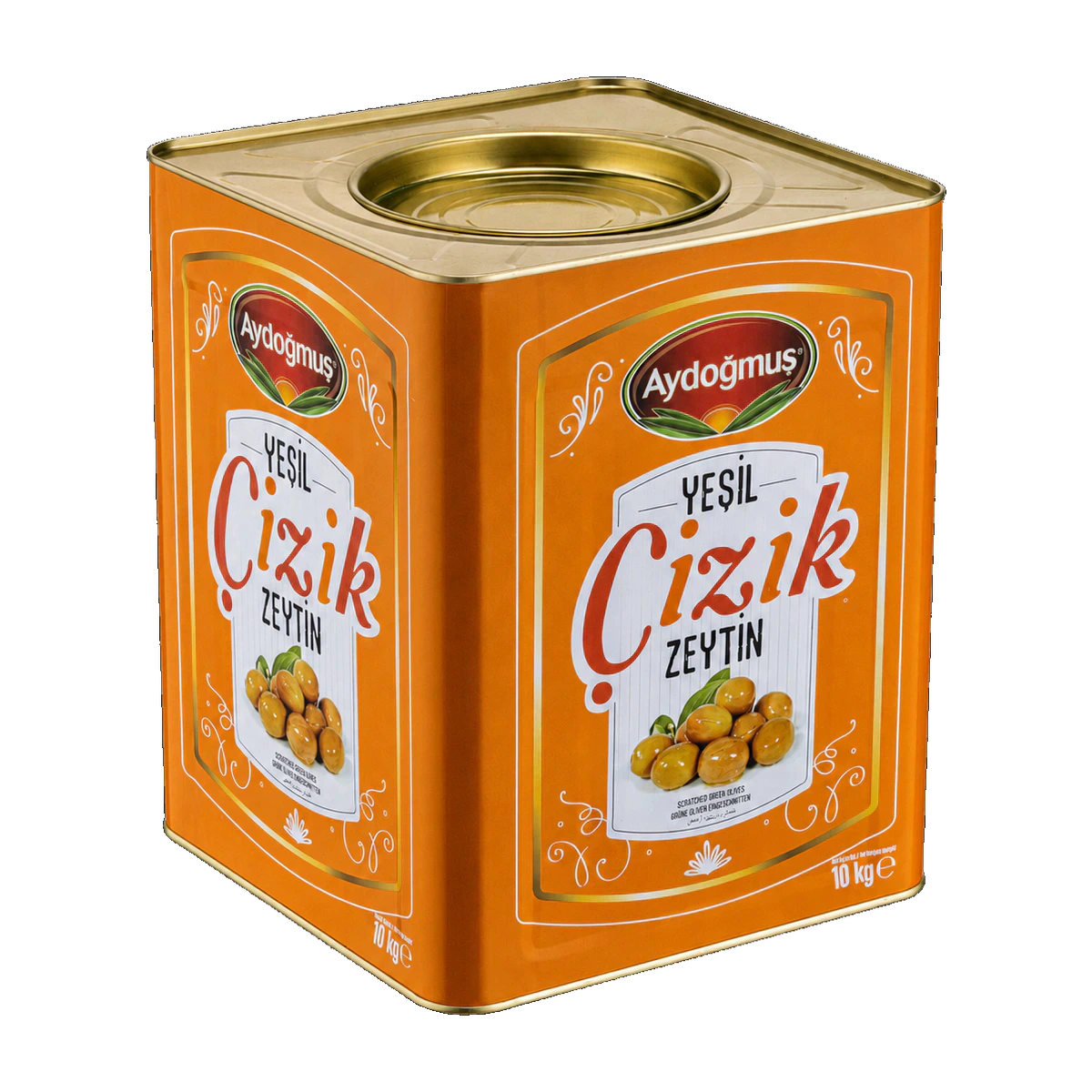 Yeşil Zeytin Edremit Çizik 10KG