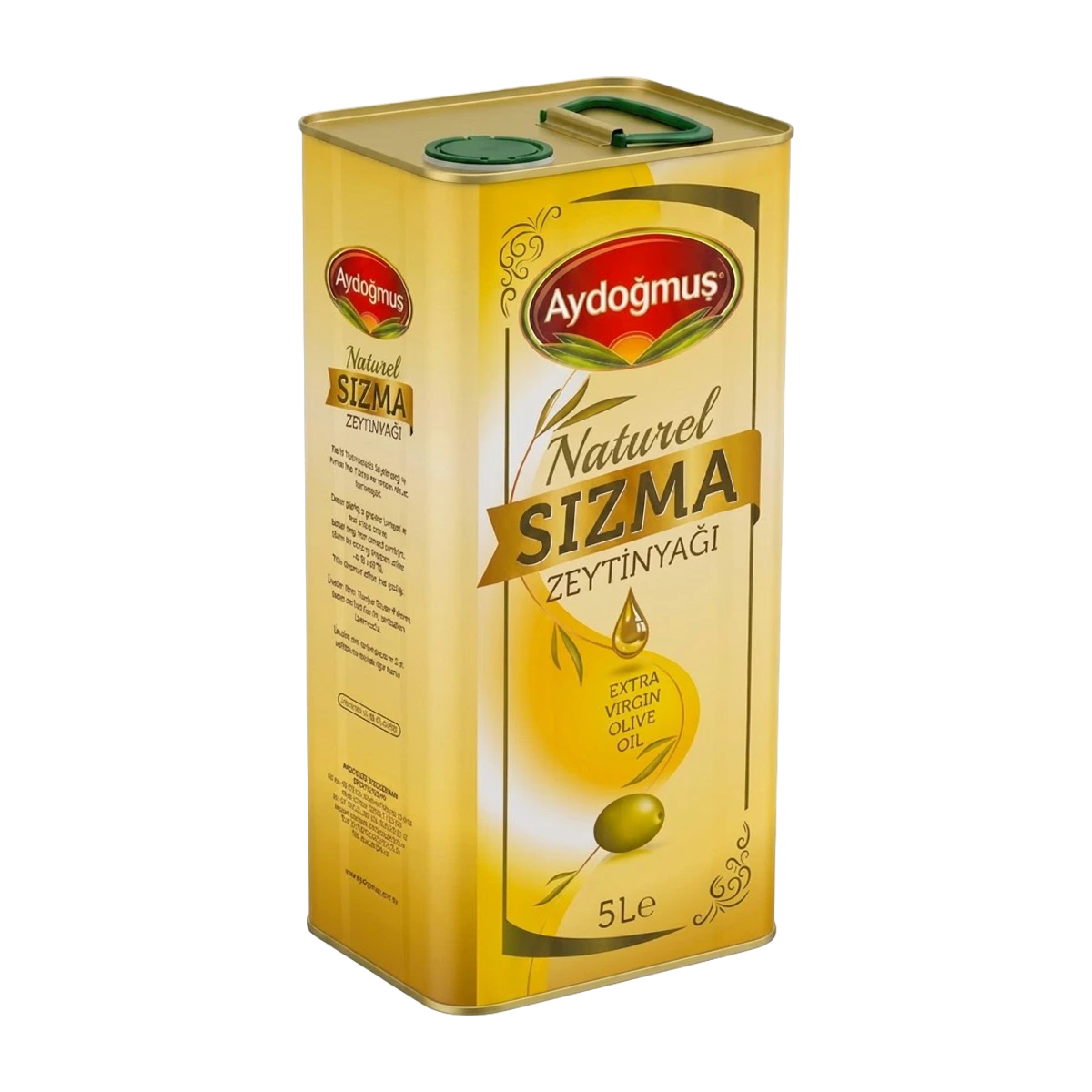 Gemlik Zeytinyağı Natürel Sızma Soğuk Sıkım 5LT
