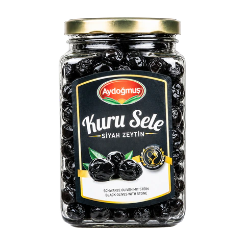 Gemlik Siyah Zeytin Kuru Sele 850GR 351-410 2XS-3XS