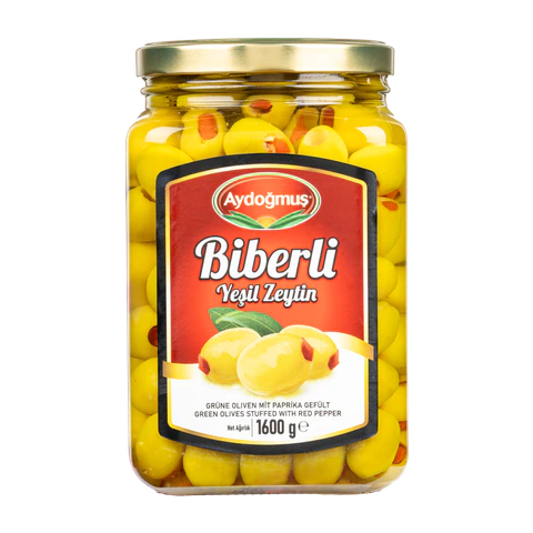 Yeşil Zeytin Biberli 900GR 181-200 2 XL