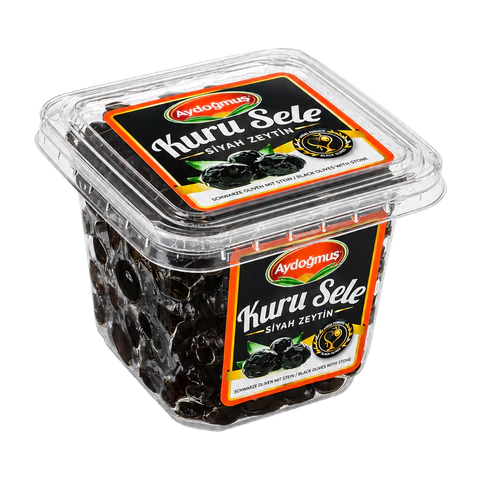 Gemlik Siyah Zeytin Kuru Sele Kase 350GR 351-410 2XS-3XS
