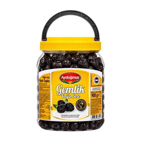 Gemlik Siyah Zeytin Sarı Kapak 900GR 321-380 XS-2XS