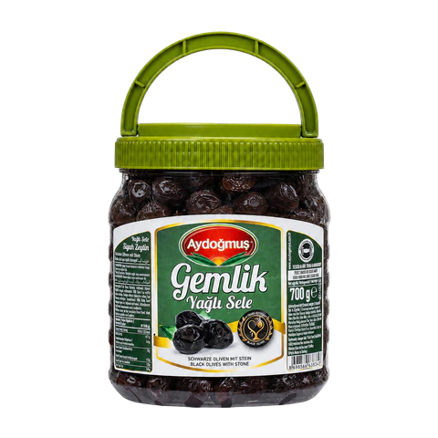 Gemlik Siyah Zeytin Yeşil Kapak 700GR 201-260 XL-L