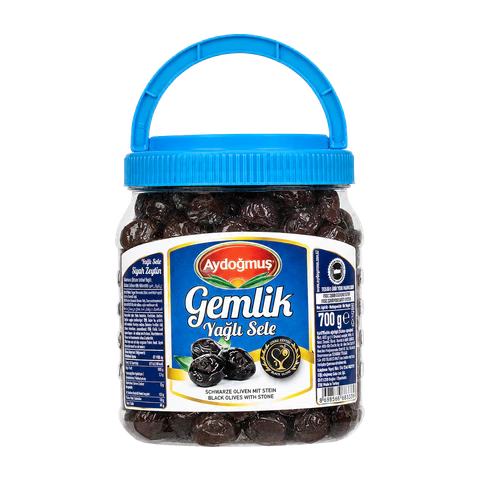 Gemlik Siyah Zeytin Mavi Kapak 700GR 261-320 M-S