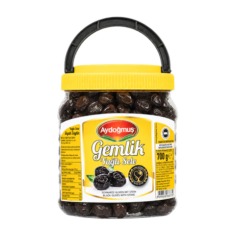 Gemlik Siyah Zeytin Sarı Kapak 700GR 321-380 XS-2XS