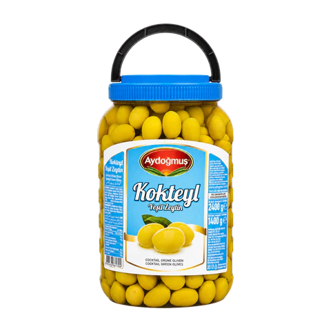 Yeşil Zeytin Kokteyl 1400GR 201-230 XL