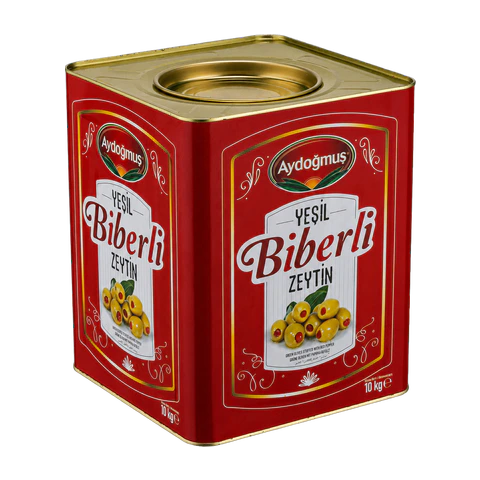 Yeşil Zeytin Biberli 10KG