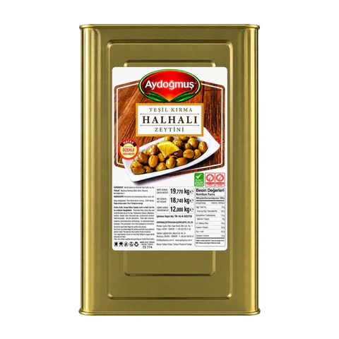 Yeşil Zeytin Halhalı 10KG