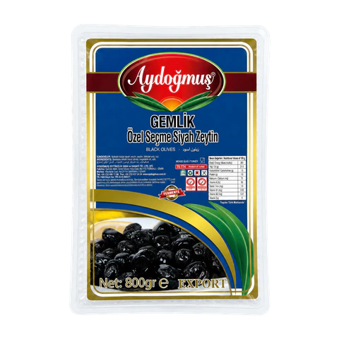 Gemlik Siyah Zeytin Özel Seçme 800GR